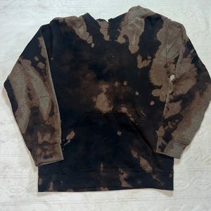 Bleach dye hoodie‎
